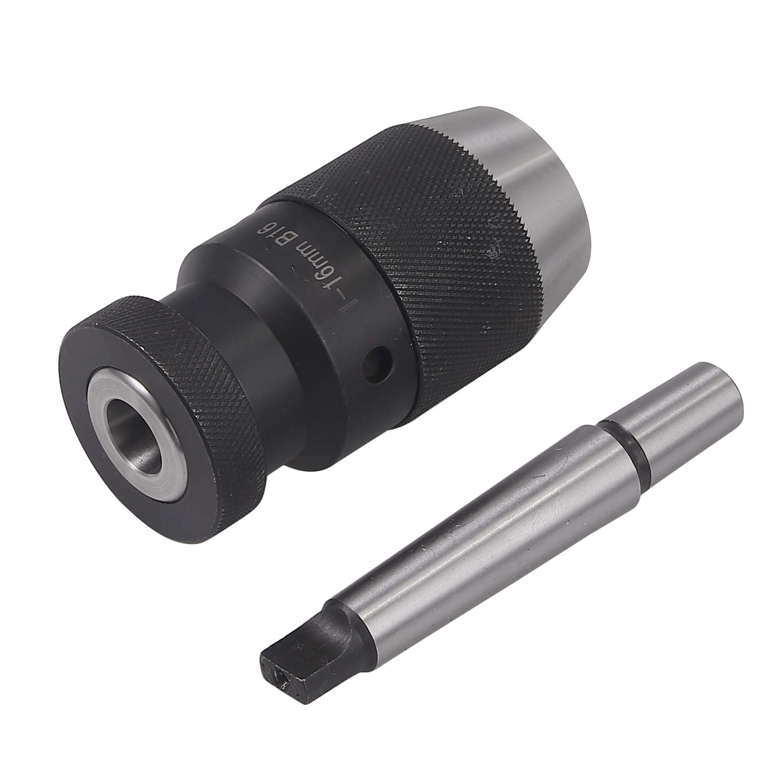 MT2 Drill Chuck 1-16mm Self Tighten Keyless Lathe Chuck MT2-B16 Taper Arbor for Lathe