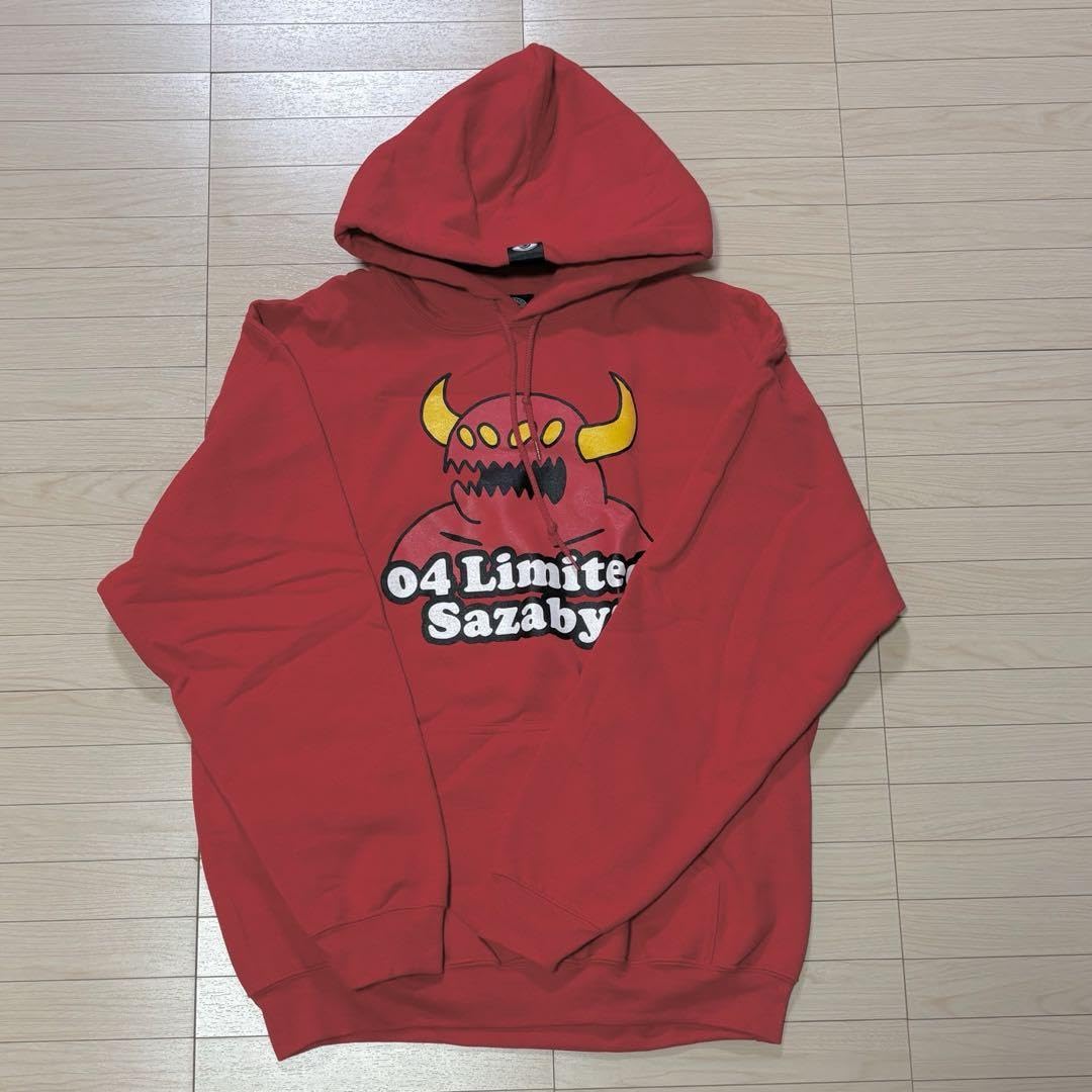 Amazon.co.jp: 04 Limited Sazabys フォーリミグッズ パーカー 赤 