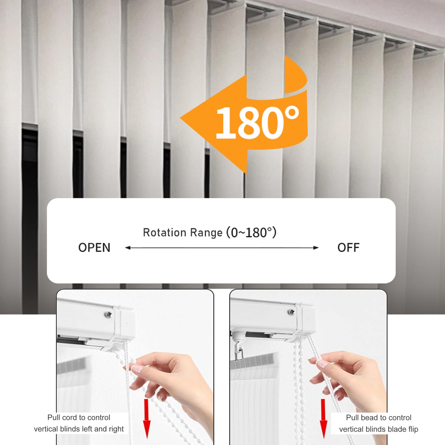Tende Veneziane Verticali per Finestre,Tende Verticali a Lamelle in Tessuto Bianco 98mm,Oscuranti 60%,Privacy,Tenda Scorrevoli,per Casa e Ufficio,Personalizza,Larghezza x Altezza (160cm x 260cm)