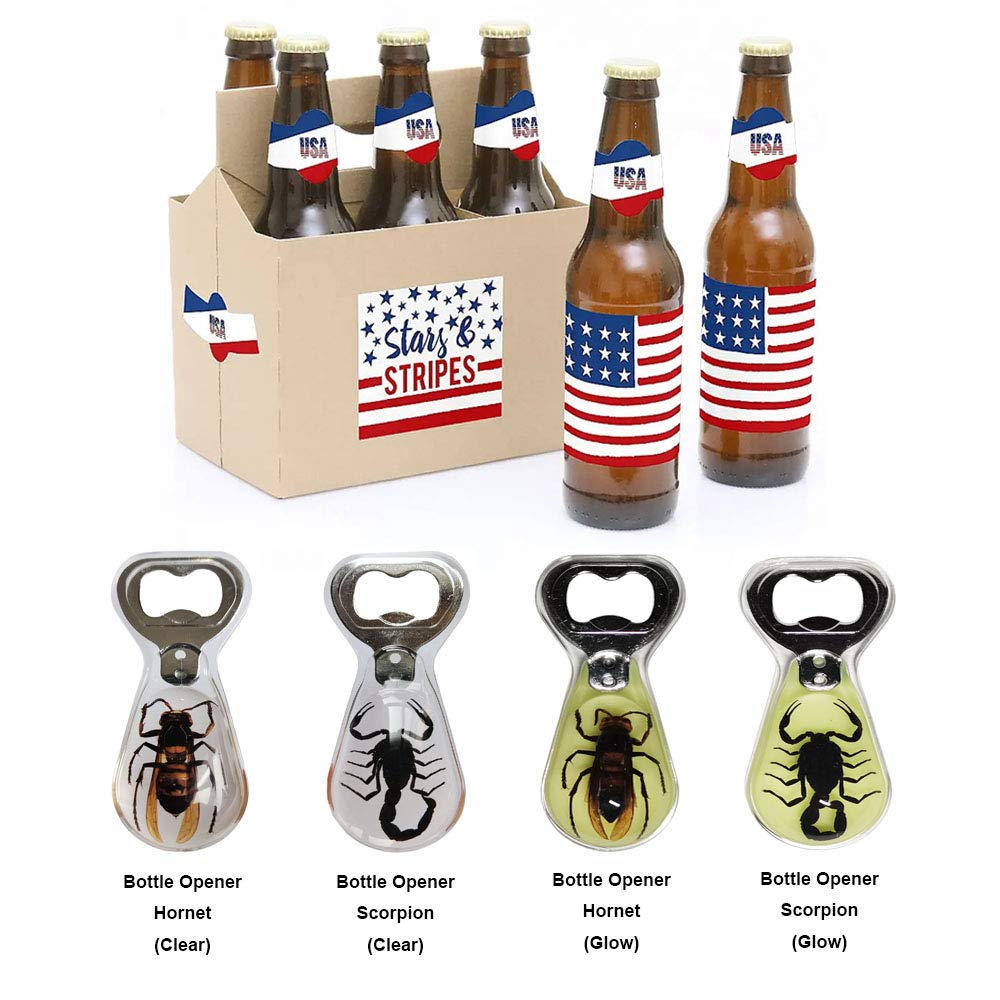 Amazon.co.jp: 本物の黒スコーピオン 昆虫標本 ビールワインボトル