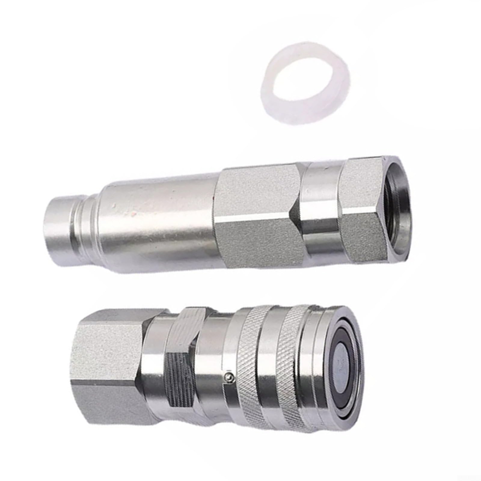 Flachsteckkupplungs-Set für Bobcat 7246777 7246790, Hydraulik für schnellkupplung Männlich & für weiblich für Bagger und Radlader, Metall