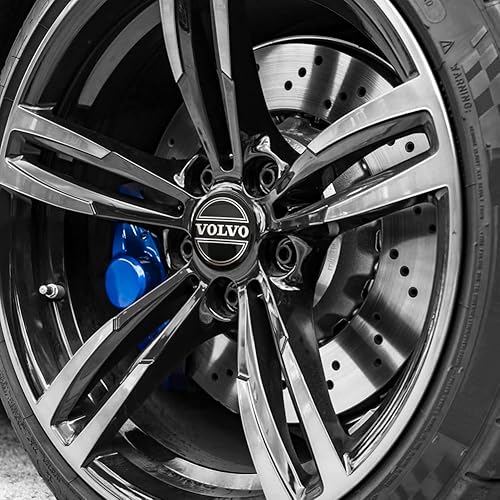 Miniatura 9 de 4 calcomanías para tapas centrales de rueda para transformadores, de aluminio negro, 2.56 pulgadas, color negro