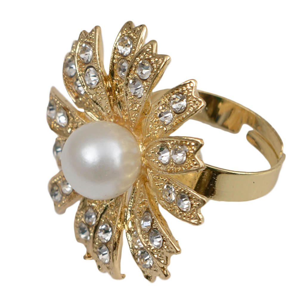 Adjustable Rings Set of 3 in Silver and Gold