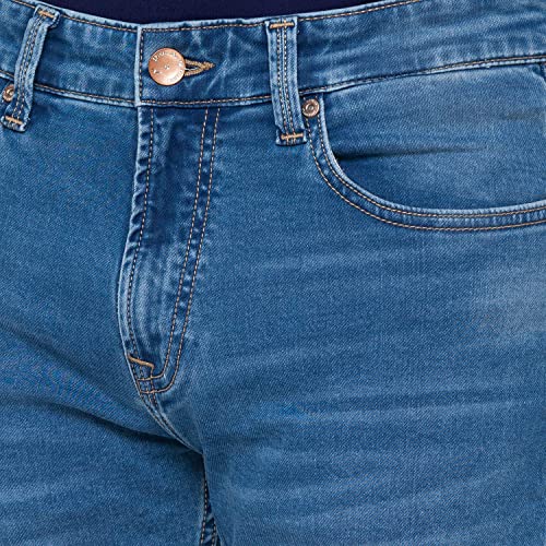 Image of Spykar Men's Rover Regular Fit Mid Rise Casual Jeans