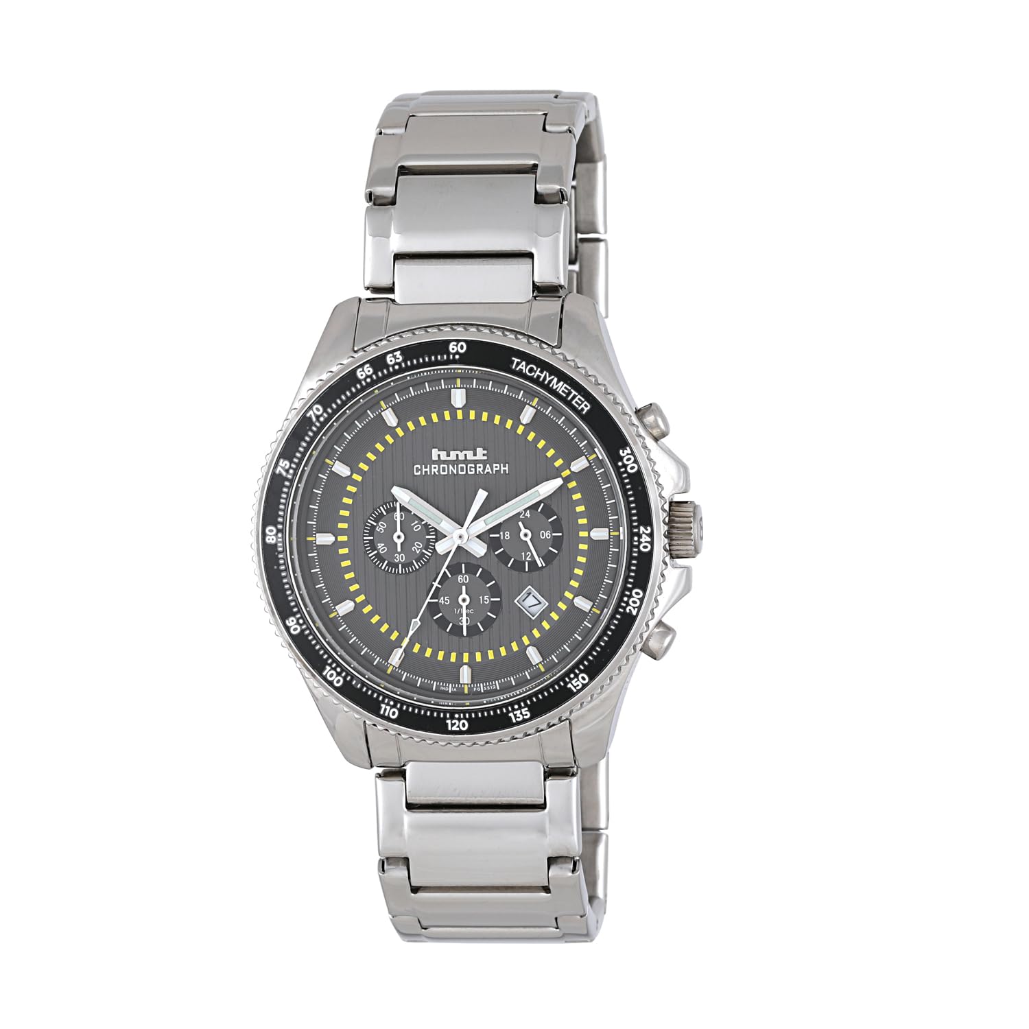 HMT Chronograph FGSS 12 Dark Grey | 1 Year Manufacturer Warranty | Water Resistant (B0DFCM5DPN) Amazon Price History, Amazon Price Tracker