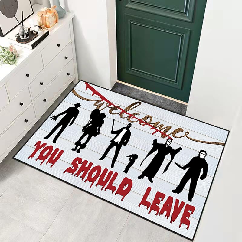 Halloween 3D Illusion Clown Door Mat Horror Movie Clown Halloween Area