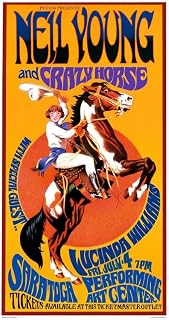 Neil Young and Crazy Horse in Concert Wall Poster