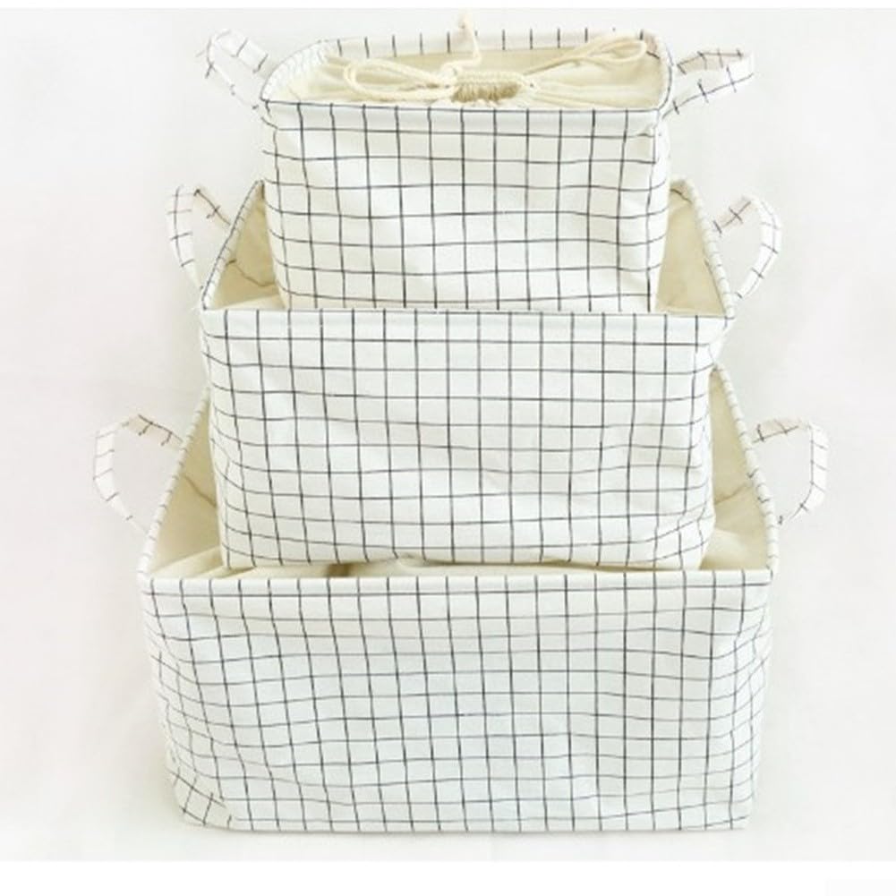 Faltbare Aufbewahrungsbox Baumwolle Leinen 48x33cm(D)