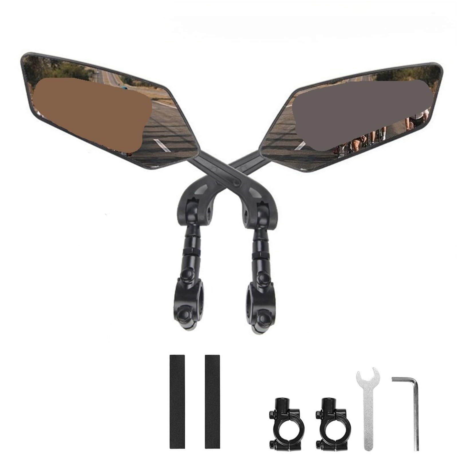 Drehbarer Weitwinkel-Fahrradlenkerspiegel | Drehbarer Weitwinkel-Fahrradlenkerspiegel(A pair)