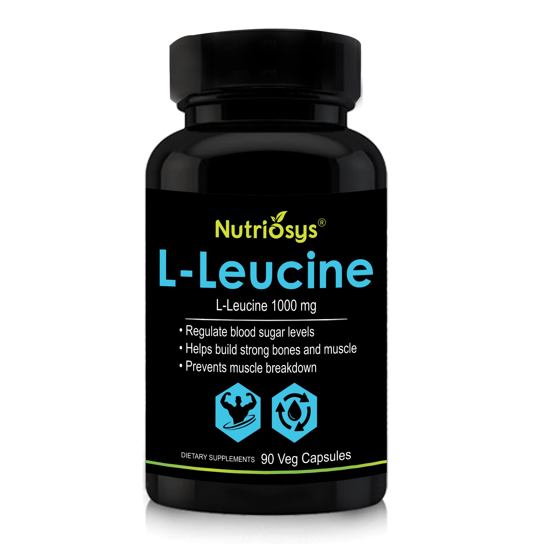 Nutriosys L-Leucine 1000mg - 90 Capsules