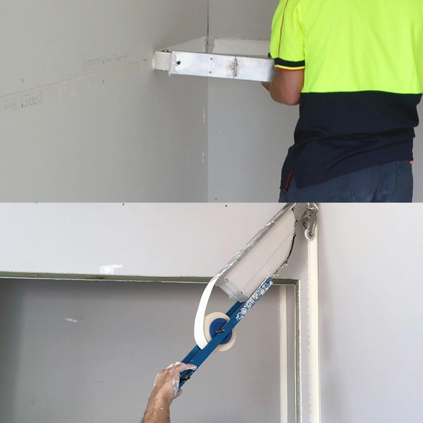 Drywall Tape Dispenser, Drywall Tape and Mud Dispenser Tool Flowing Adjustable Portable Drywall Taper Joint Compound Applicator Dry Wall Repair Dispenser for Finishing and Patching