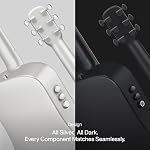 LAVA ME AIR Guitares électriques acoustiques, guitares en fibre de carbone légère et fine FreeBoost Effet magnétique à bord à droite 6 Steels String Acustica Guitarra pour adultes & Ados & Débutant (SILVER)