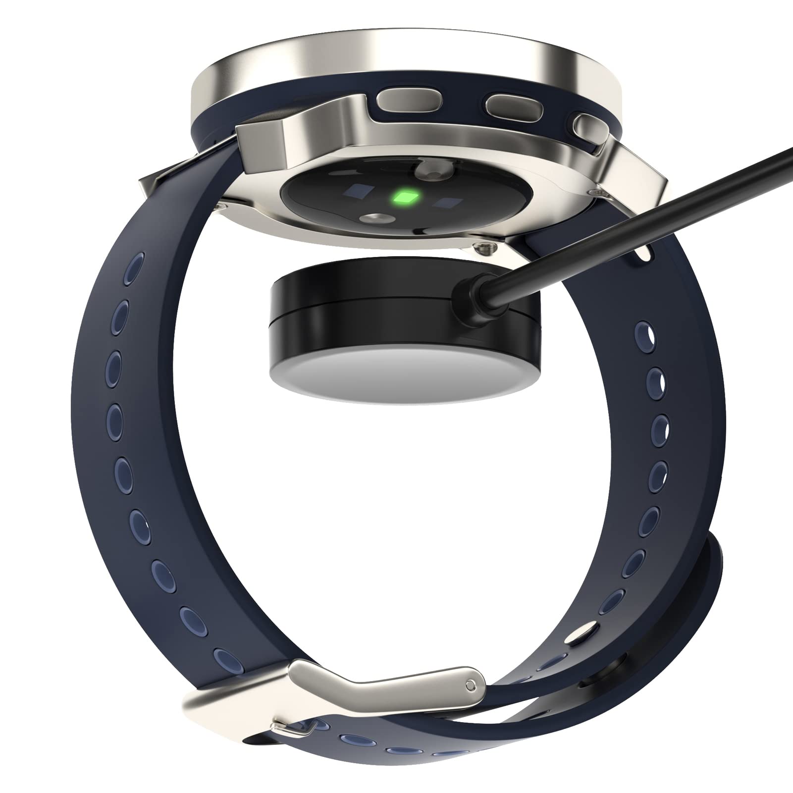 Disscool Ersatz-Ladekabel, kompatibel mit Suunto 9 Peak, 1 m, Smartwatch-Ladekabel, magnetisch, kompatibel mit Suunto 9 Peak, Schwarz