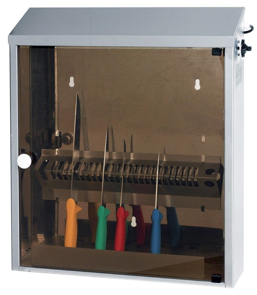Sanelli Ambrogio Sterilizzatore per coltelli UV, in Acciaio Inossidabile, Multicolore, Unica