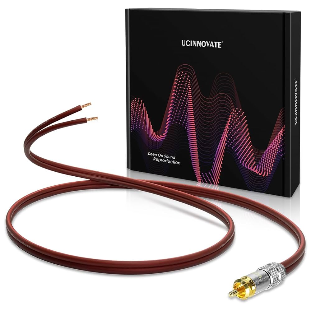 Cable De Audio De 2rca A 2 Rca Macho A Macho, Cable De Audio Rca Chapado En Oro Para Cine En Casa, Dvd, Tv, Cd, Amplificador De Caja De Sonido De 1m