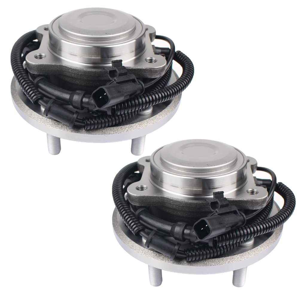 autoround 512493 pair rear wheel bearing and hub assembly compatible with dodge grand caravan 2012-2020, chrysler town & country 12-16, volkswagen routan 12-13, ram c/v 12-15 5 lugs w/abs