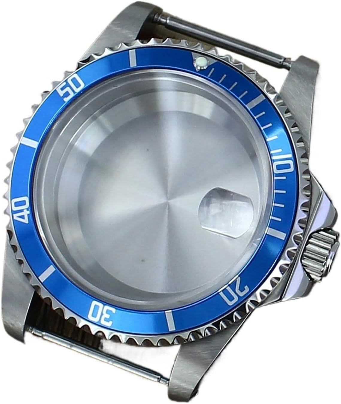 38MM Vintage Watch Case with Sapphire Glass for NH35 NH36 NH34 4R36 - - Style, 120 Clicks Bezel
