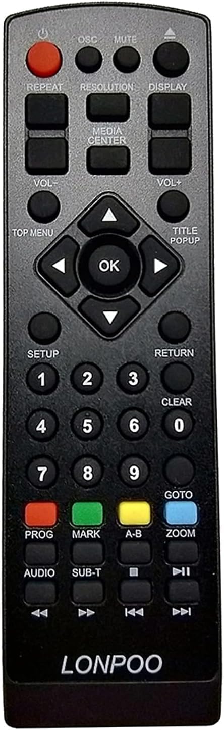 Amazon.com: LONPOO LP-100 Blu ray Player Replacement Remote