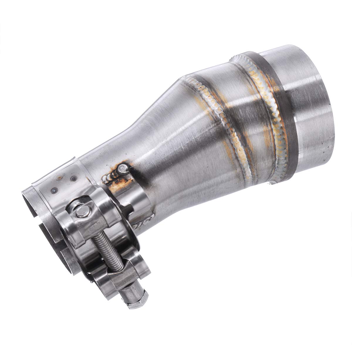 YONGYAO 51Mm A 35Mm Connettore Adattatore Marmitta Tubo di Scarico in Acciaio Moto Lucidato 2 "