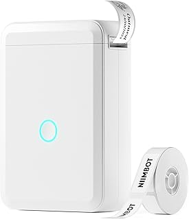 NIIMBOT D110 Etiquetadora, Mini Impressora de Etiquetas, Máquina de Etiquetar com Fita Térmica Bluetooth Pequena Impressora de Etiquetas