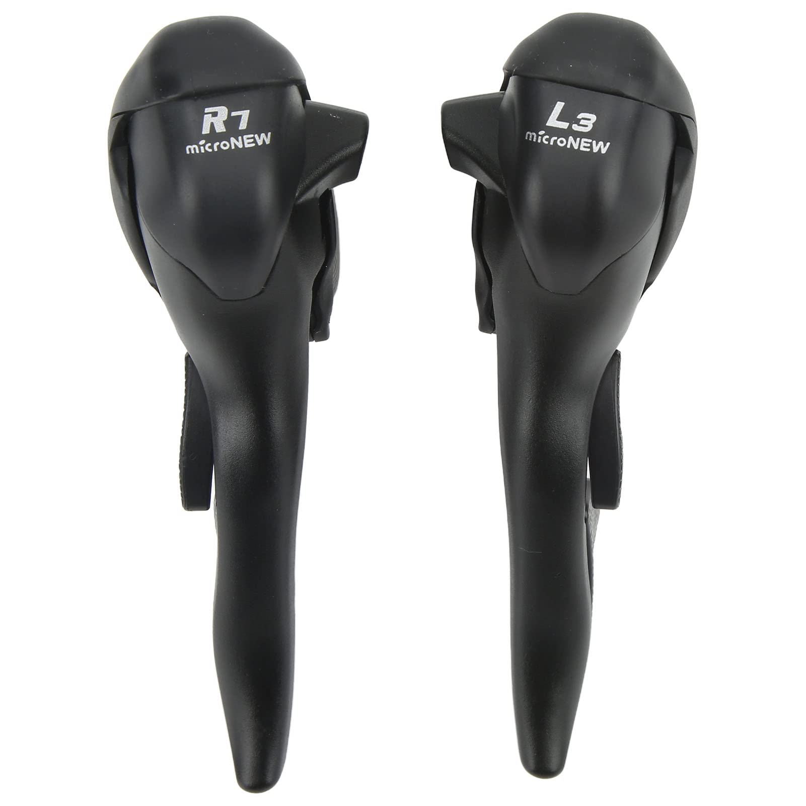EMUKOEP Set Leve Freno a 7 velocità per Bici da Strada Impugnatura Ergonomica Adatta per la Maggior Parte delle Bici da Strada Lega di Alluminio/PVC