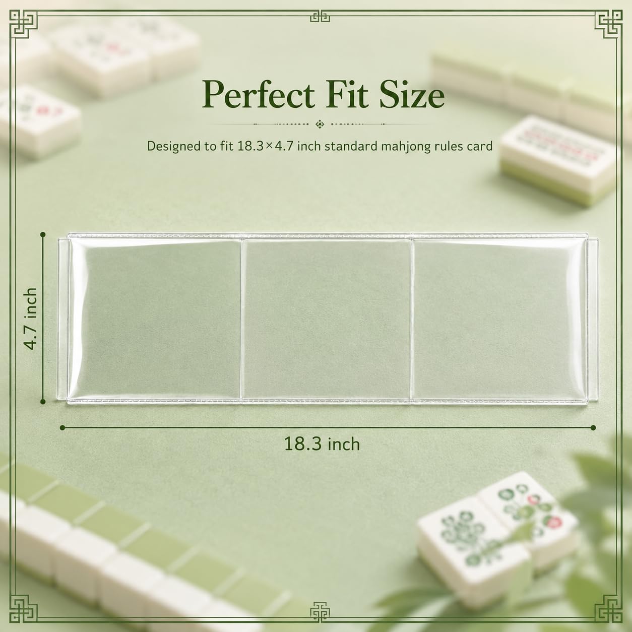Amazon.com: 2026 MahjongCard Sleeves 4PCS, Transparent Plastic