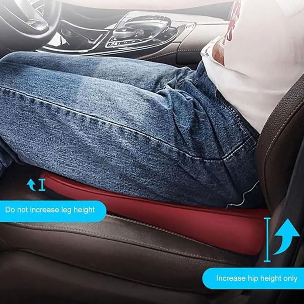 CojíN Elevador Asiento Coche para Volkswagen EOS 2007 2008 2009 2010 2011 2012 2013 2014 2015 2016, Cojines Aumentar Asientos Antideslizante Protector Almohadillas Interior Accesorios,A-4cm