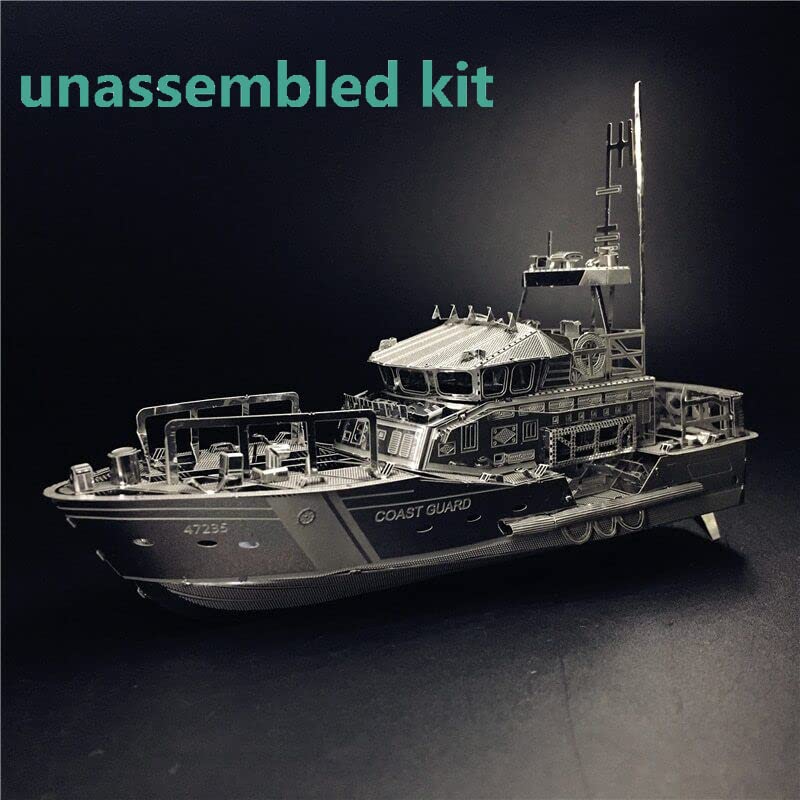 Amazon | 1: 100 3D 金属製救命艇モデル 船の模型キット 軍艦の装飾品
