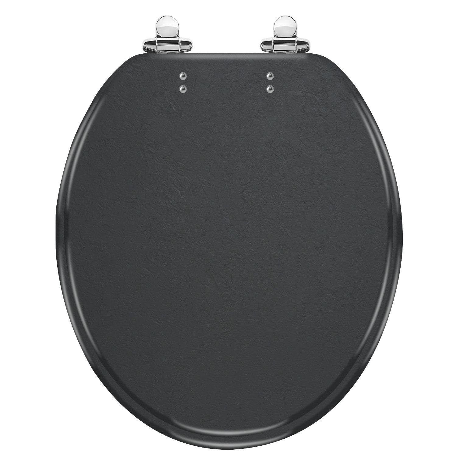 Tazyyzuu Multi1 White Resin Elongated Toilet Seat With Slow-Close Lid And Quick-Release Hinges Easy To Clean(,Round)