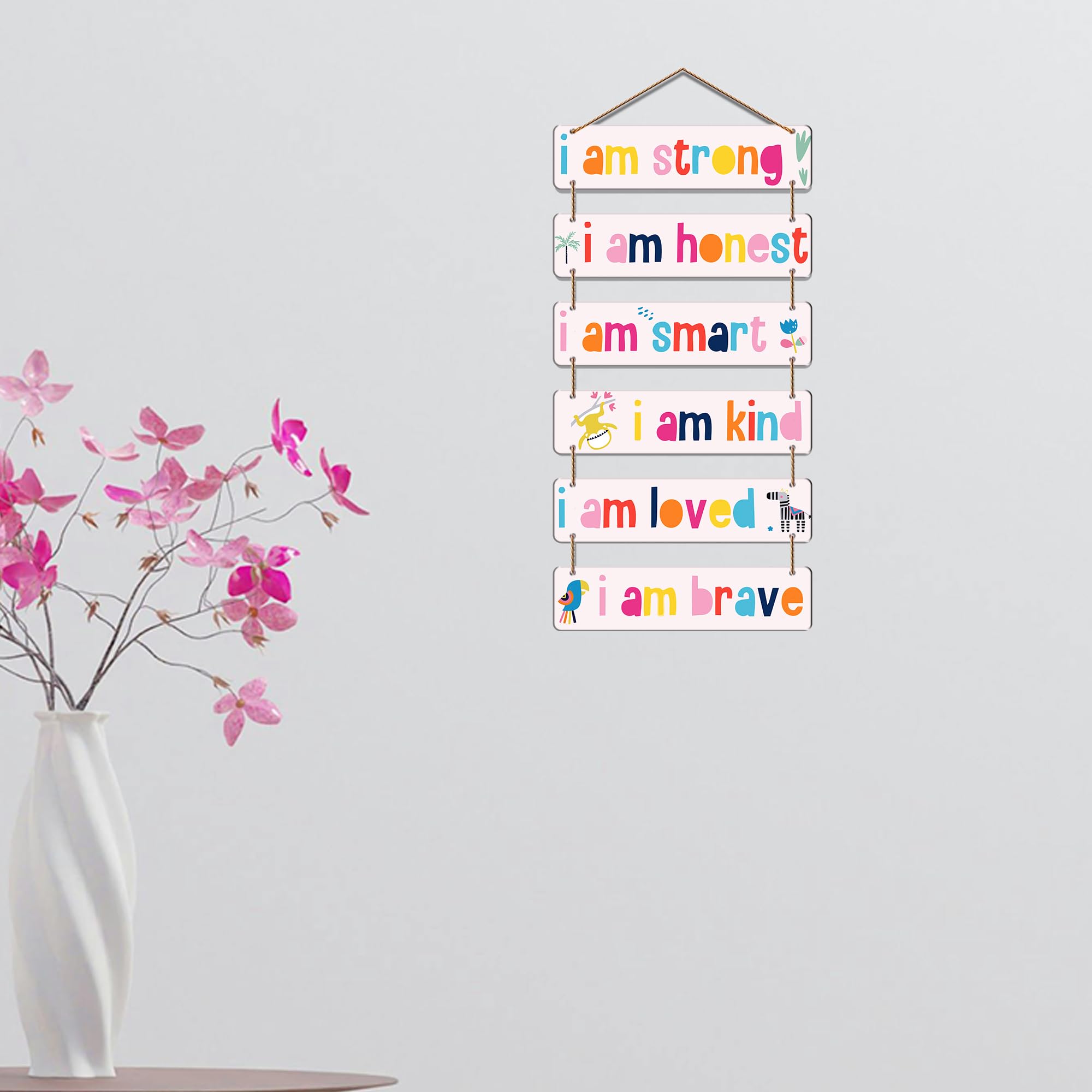 Kids Room Wall Hanging - Inspirational Affirmation Sign -4 Kids Room Wall Hanging - Inspirational Affirmation Sign -4