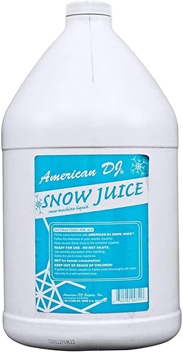 ADJ Products SNOW GAL American Dj Snow Juice - Líquido de nieve a base de agua de tamaño galón
