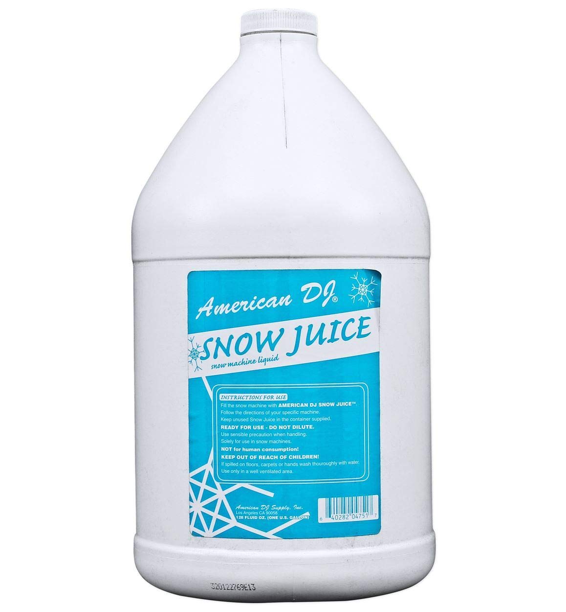 (4) American DJ Snow Gal Gallon of Snow Fluid for Snow Flurry Machine
