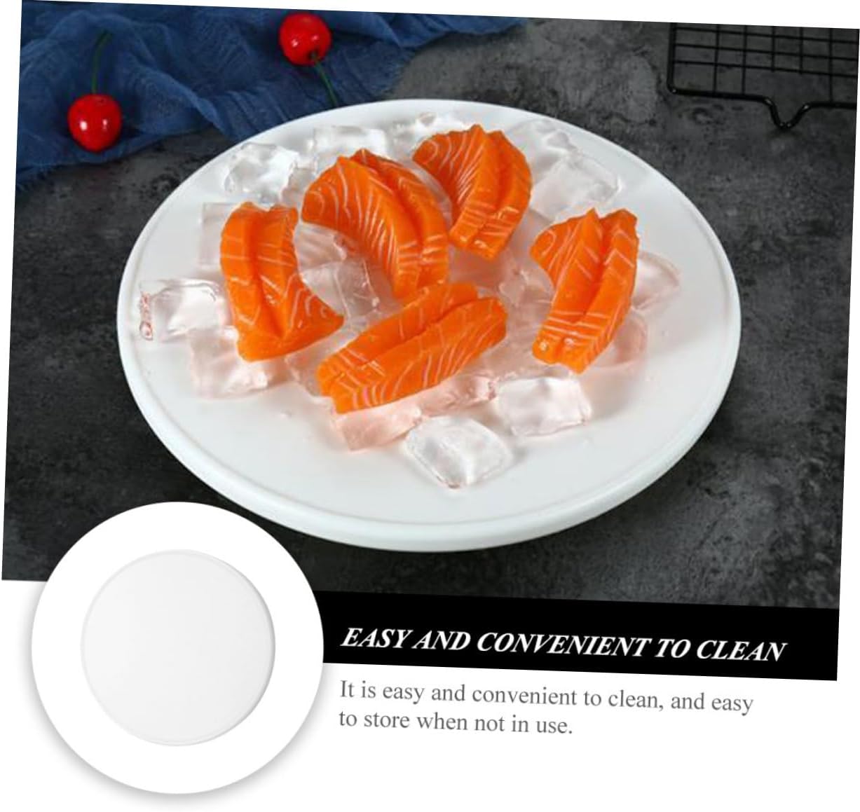 Decorative Sashimi Plate for Sushi and Holder Multi-use Japanese Food Display Tray Creative Kitchen Gadget for Home Restaurant Catering and Parties image 4
