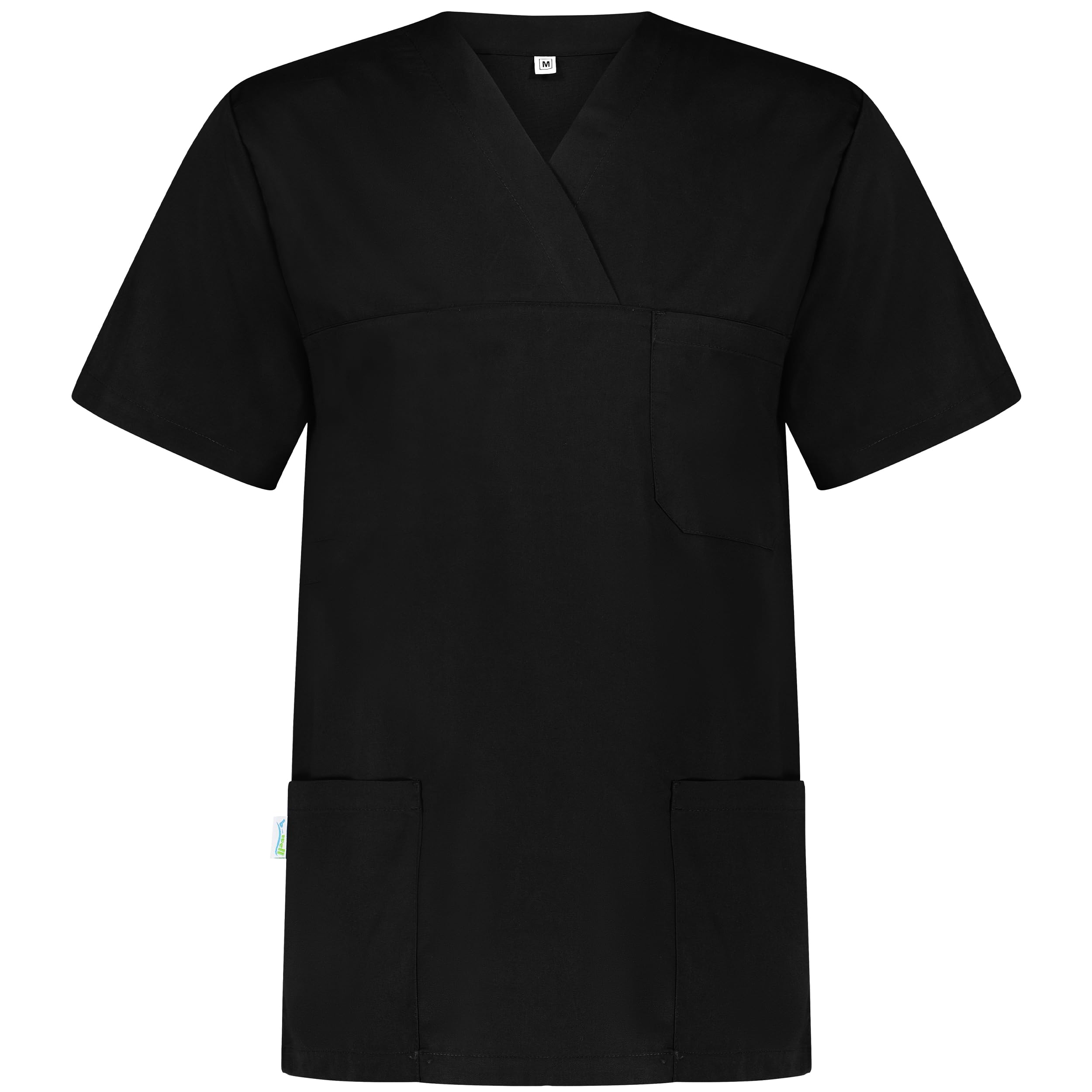 B-well ANGEL Unisex Casaca Sanitaria Cuello V Manga Corta Uniforme