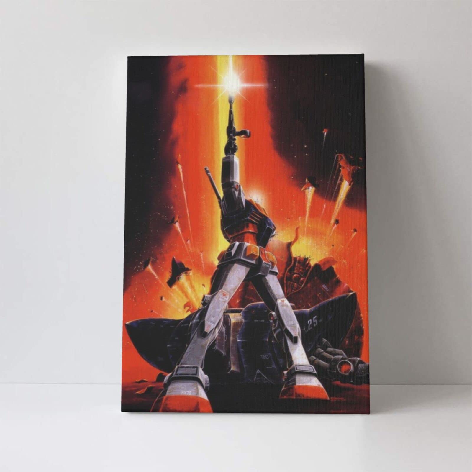 Amazon｜機動戦士ガンダム ポスター 壁紙 油絵 アートパネル モダン