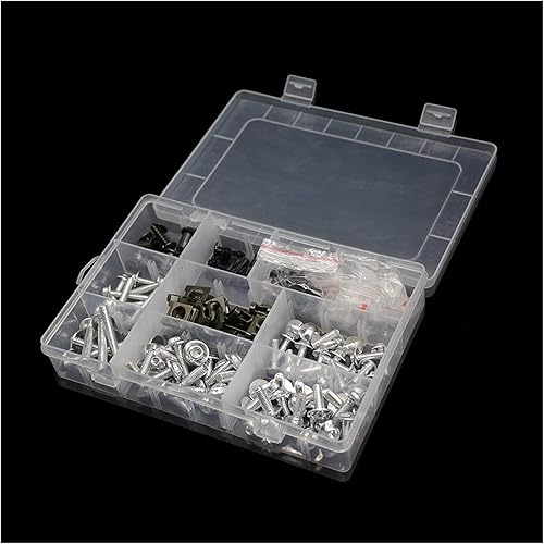 Miniatura 8 de TCHAU Bodywork Kits Fairing Screw Bolt Motorcycle Body Spire Speed Fastener Clips Screw Spring Bolts Nuts for Kawasaki ZXR1000 ZRX1200 for Ninja 300