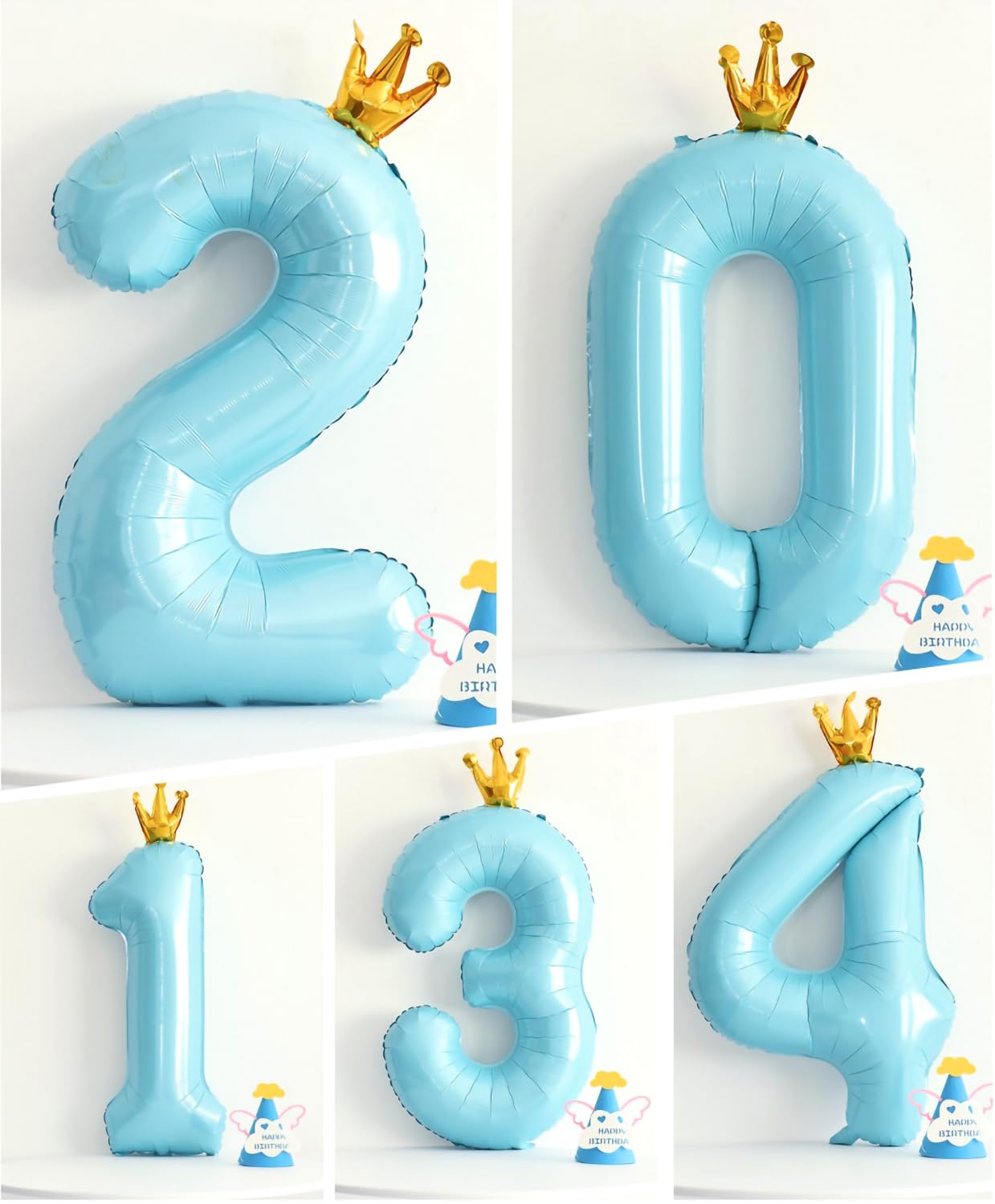 Amazon | Ptyceler 数字 バルーン 誕生日 飾り付け 40インチ