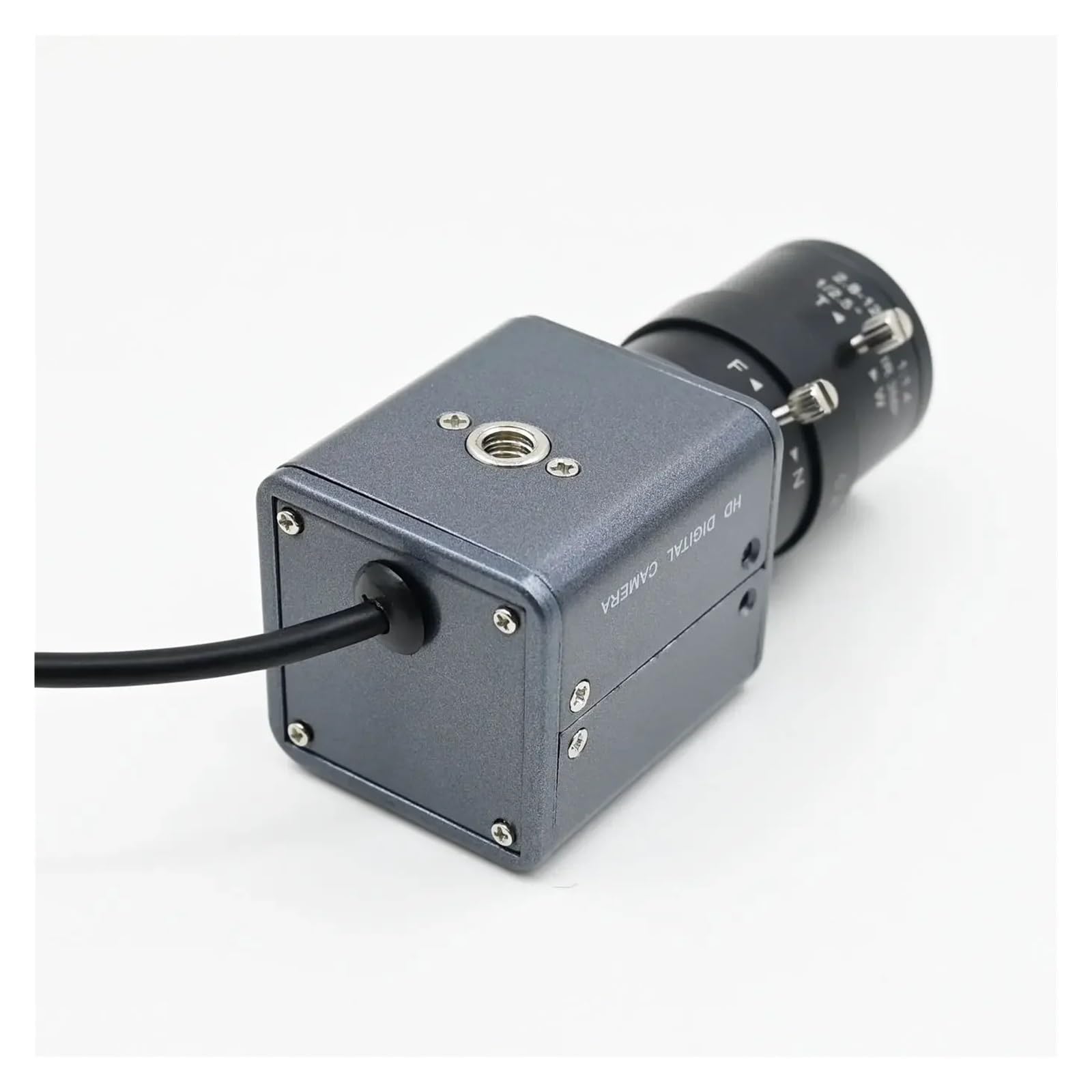 Mini Caja De Cámara Web USB VGA Global Shutter De 180 Fps | Obturador global, VGA de 180 fps, cámara mini box, USB UVC, imágenes de alta velocidad de fotogramas(5-50mm Varifocal)
