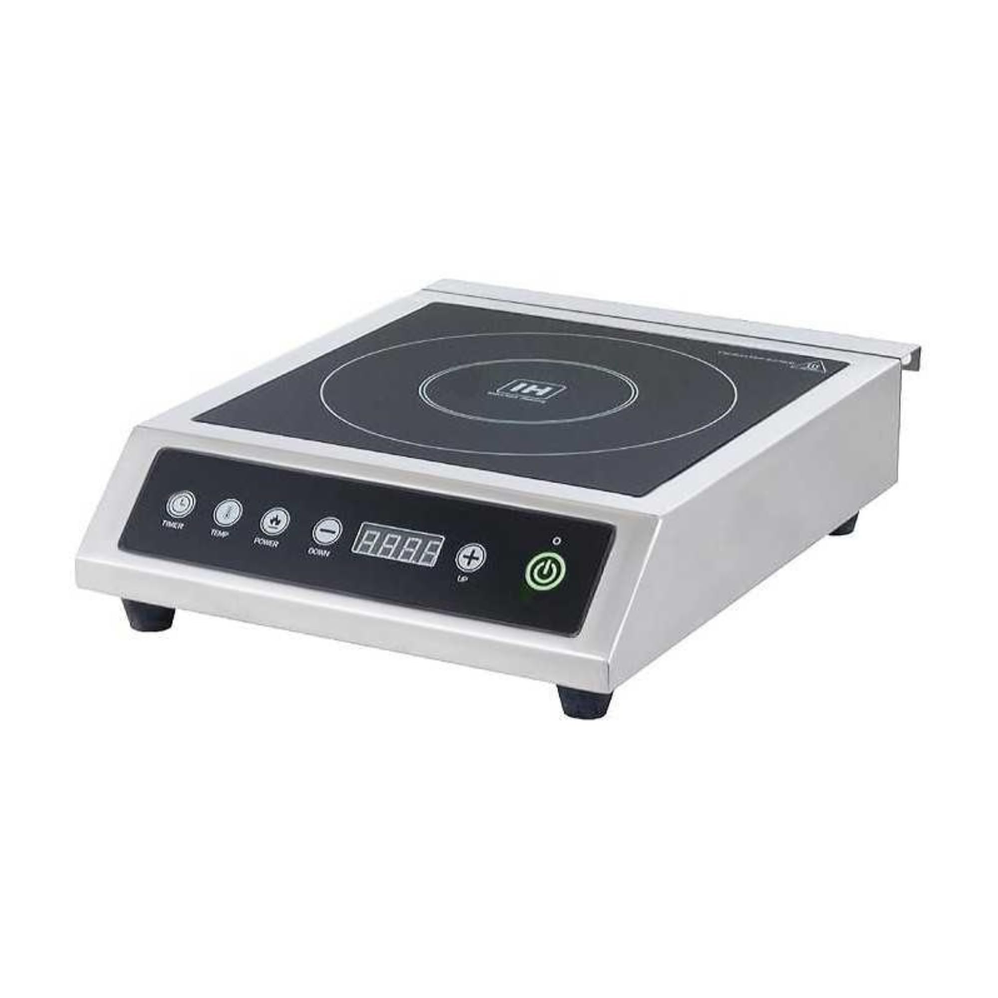 Piastra a induzione professionale digitale 3500 W - Controllo LED, 10 livelli temperatura e potenza, timer 4 ore, sicurezza auto-disattivata, cottura rapida e precisa
