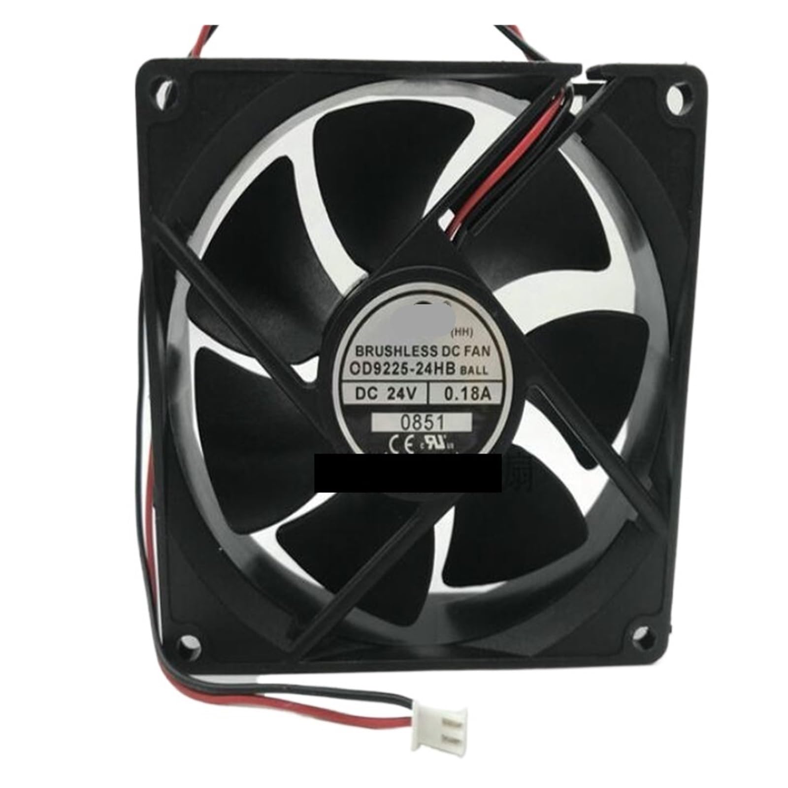 GJEXXPTST OD9225-24HB 9CM 9225 24V 0.18A Two-Wire Inverter Cooling Fan