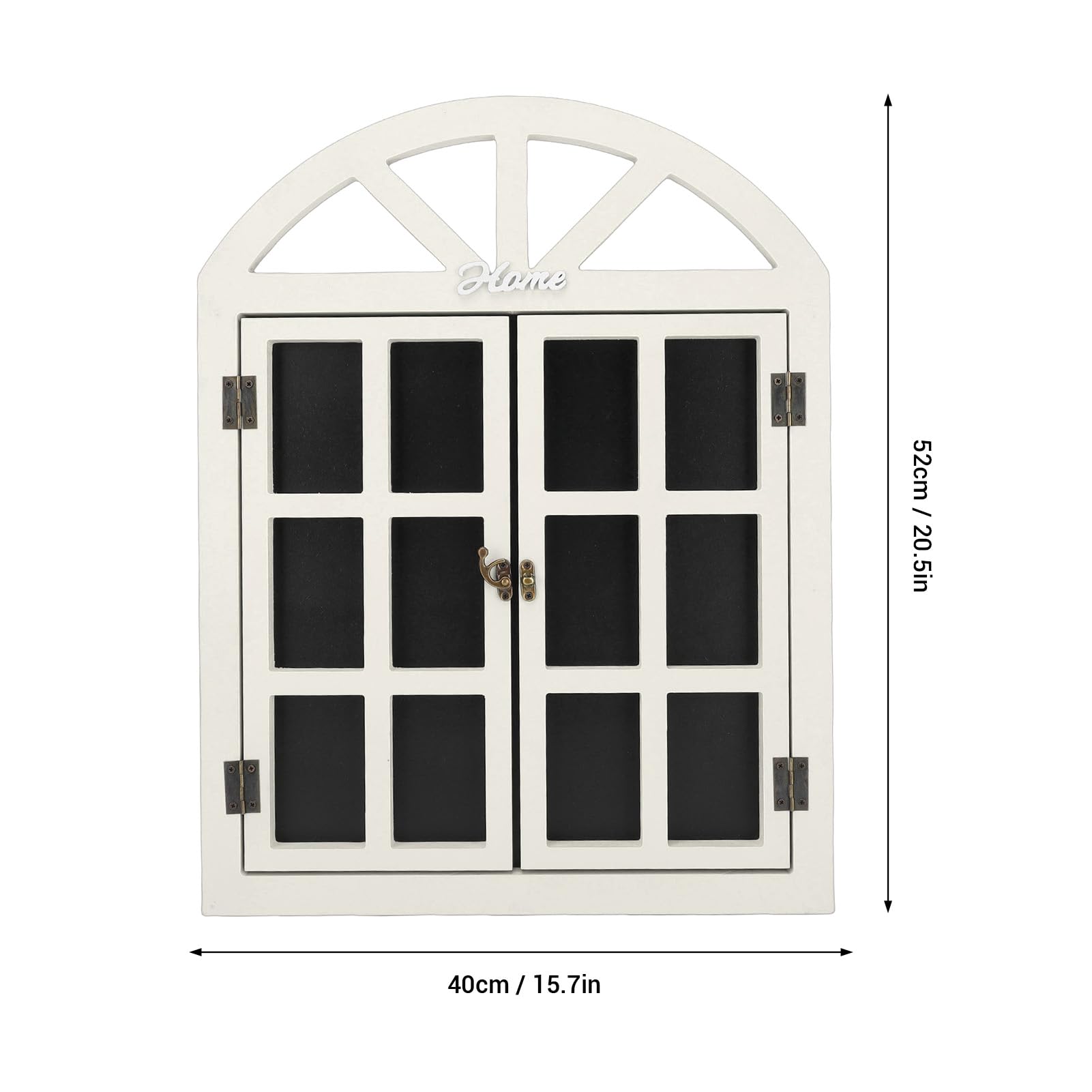 Hängendes Kreidetafel-Schild, Holzfensterrahmen-förmiges Kreidetafel-Schild mit Hängender Nachrichtentafel für Cafés, Restaurants, Cafés, Hochzeiten (7702A-02)