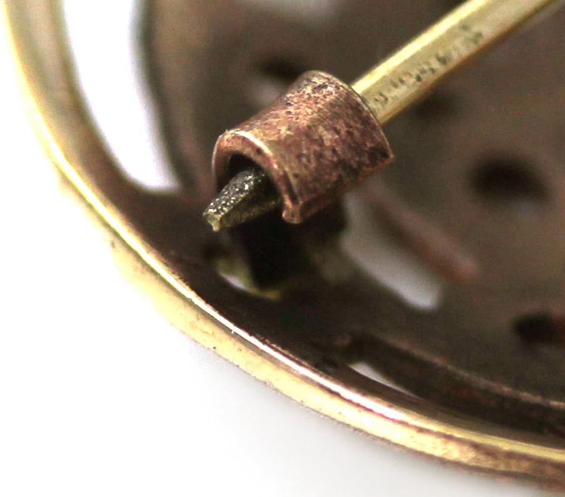 LynnAround Bronze Viking Shield Brooches,Clothes Fasteners - Cloak, Shawl, Scarf Pin, Celtic Norse Vintage Jewelry - Image 3