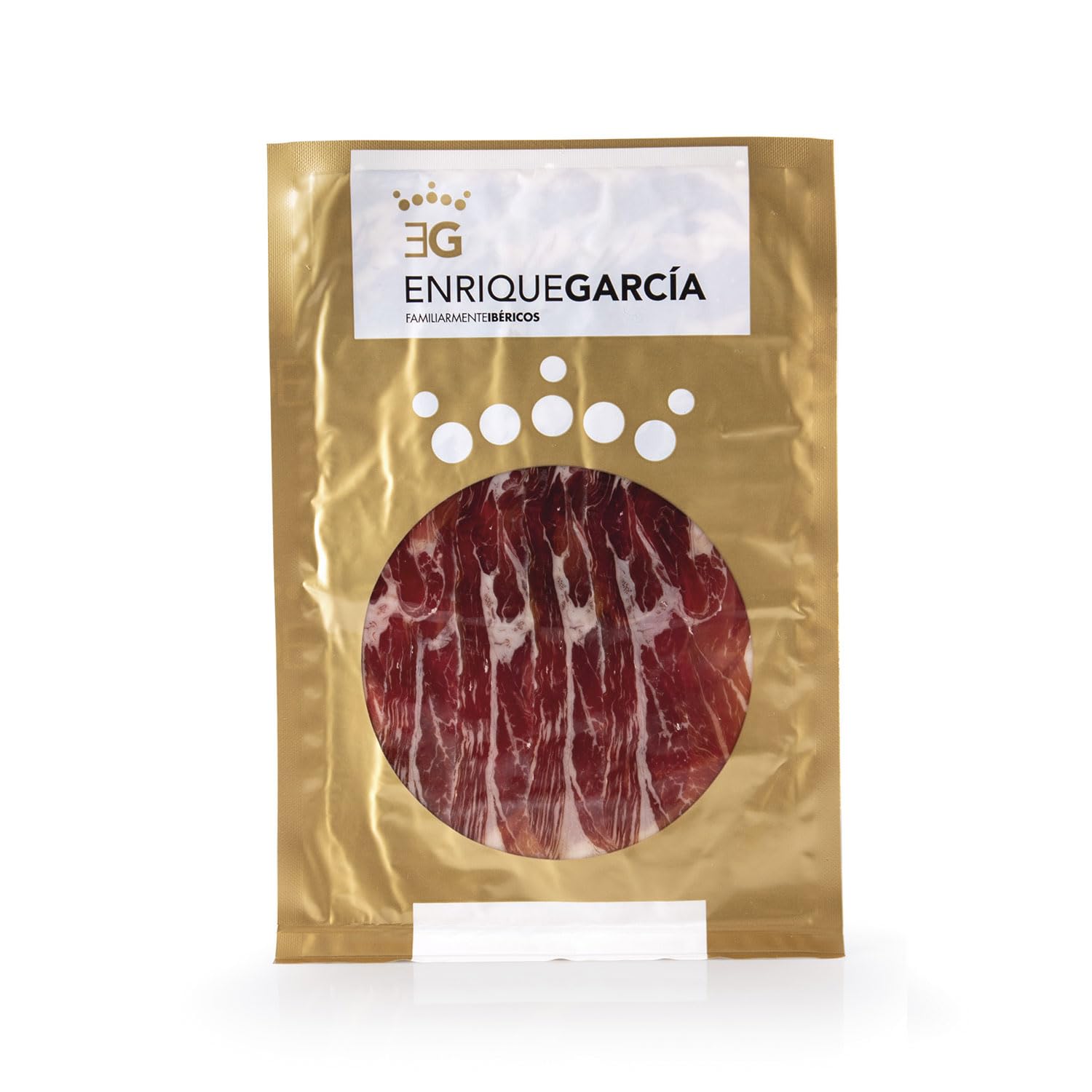 ENRIQUE GARCÍA - Paleta de Cebo Ibérica 75%, 10 Sobres Envasados al Vacío de, 100 g Aprox. Acabado plástico. Caja regalo de cartón. Corte a máquina