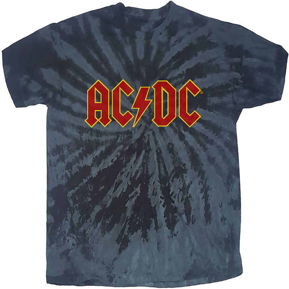 AC/DC Licensed T-Shirt - Dip Dye - Black - XXL