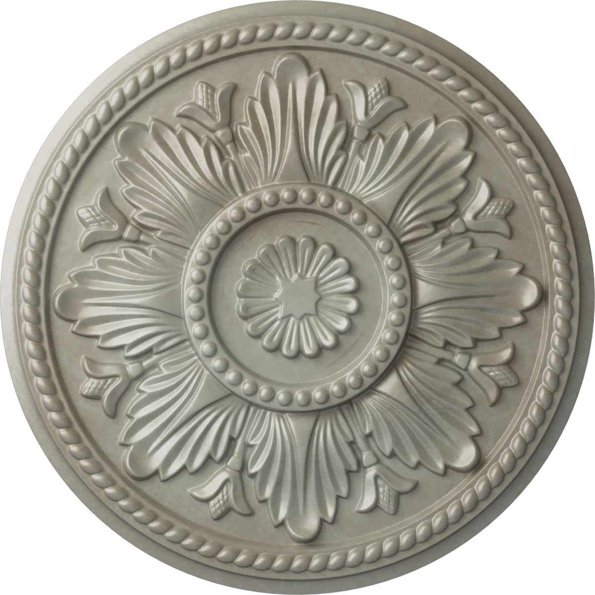 Ekena Millwork CM18EDFLS Edinburgh Ceiling Medallion, Flash Gold