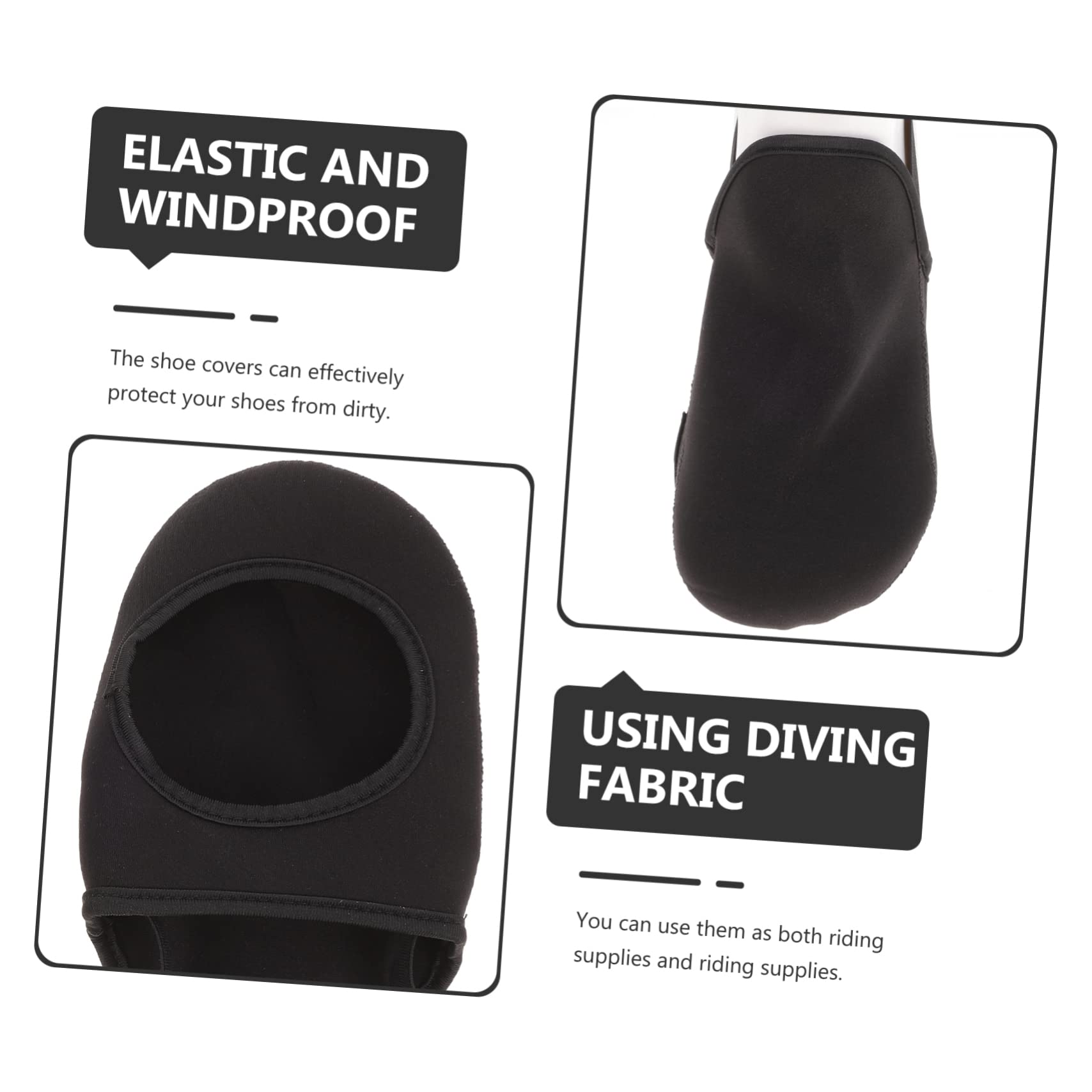UPKOCH Couvre-Chaussures Antidérapant Bowling Couverture pour Couvercle Anti Eclaboussure Plaque Anti Projection Couvre-Chaussures Chaudes Quilles Néoprène Black