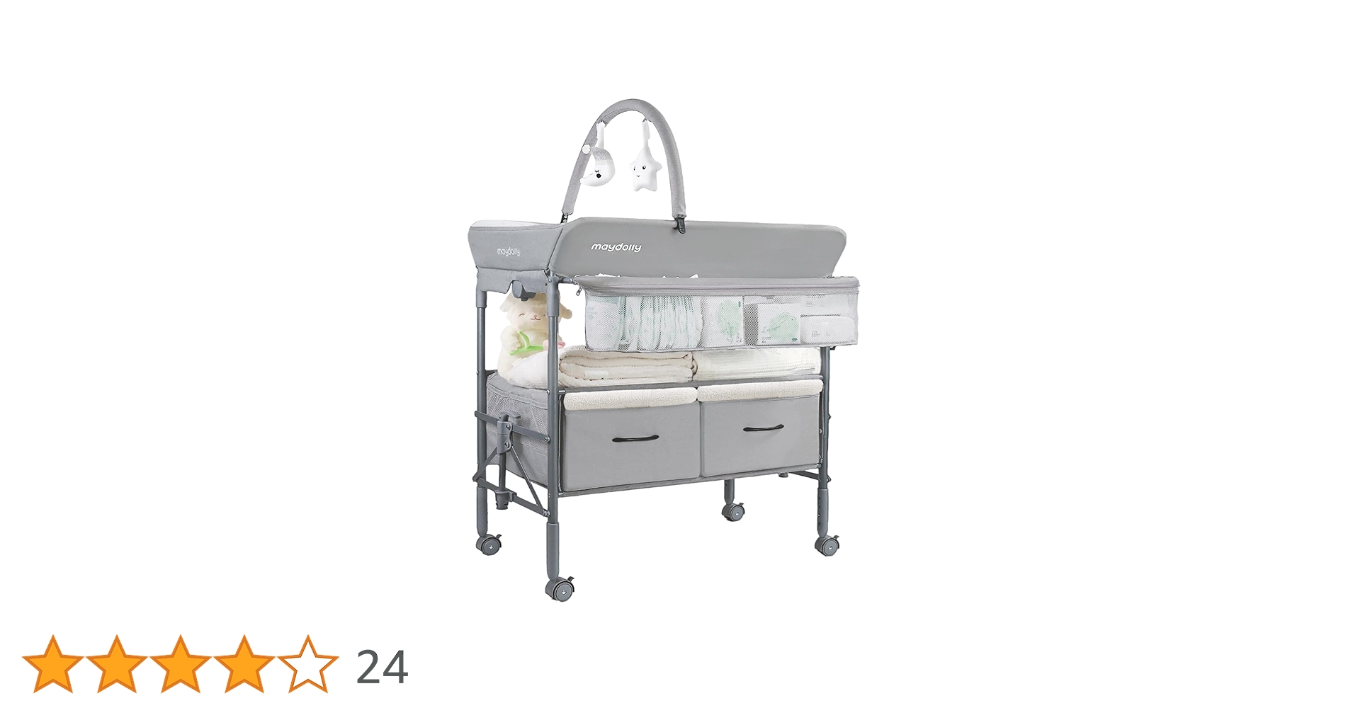 Amazon.co.jp: Maydolly オムツ交換台 オムツ換えテーブル 折り畳み