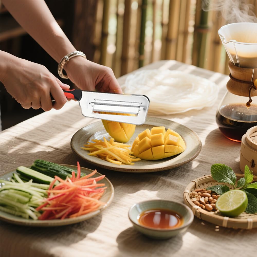 Stainless Steel Dual Blade Julienne Cutter, Stainless Steel