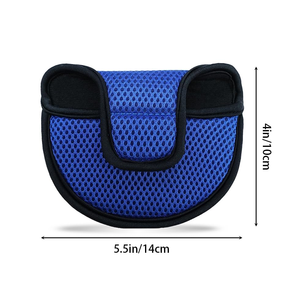 Golf Club Putter Covers,Nylon Golf Headcovers with Closure for Golf Putters Protection - Image 4
