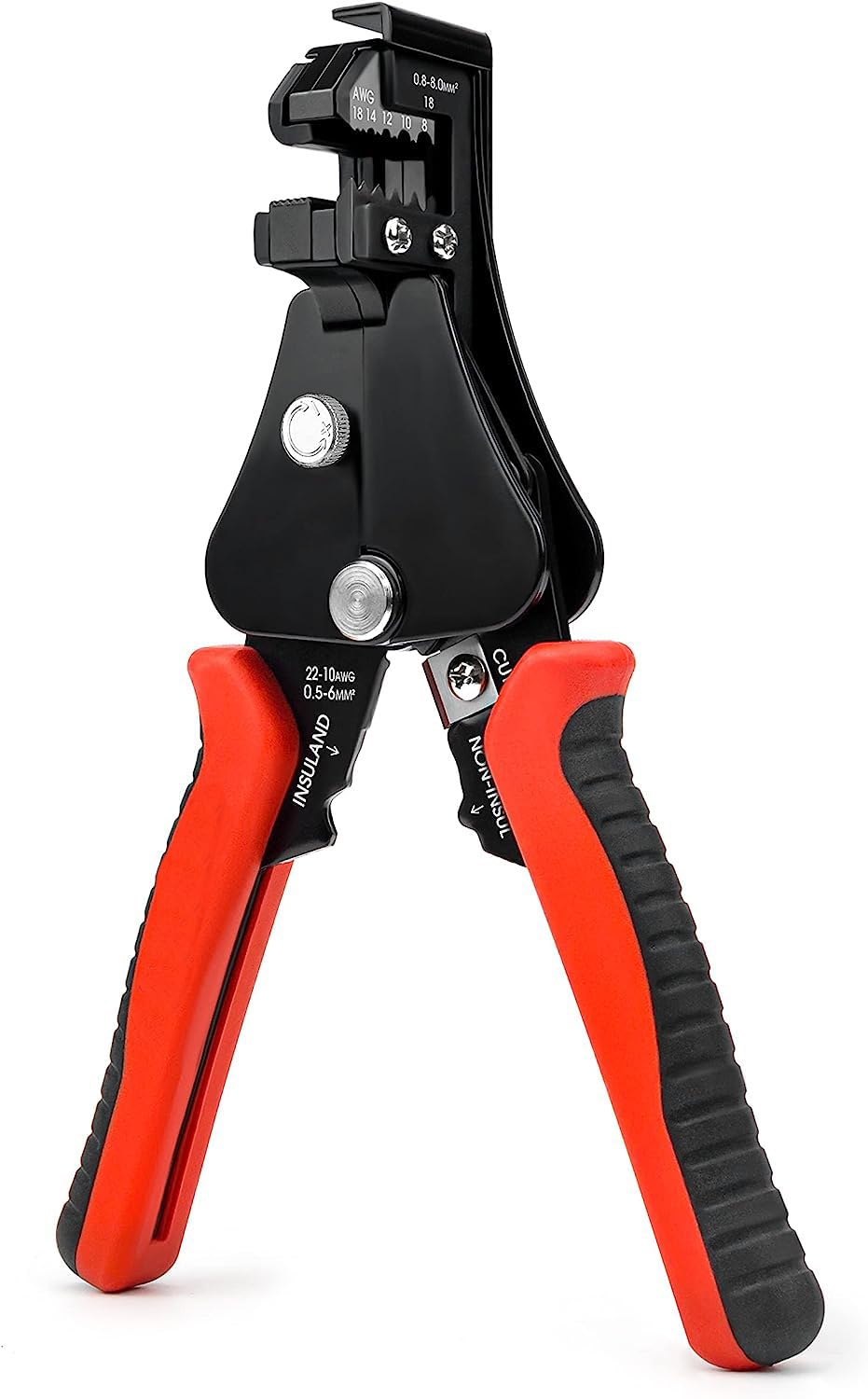 NALACAL Automatic Wire Stripper, 3 in 1 Adjustable Wire Cutter Wire Crimping Tool for 10-24Awg Stranded or Solid Copper Cable